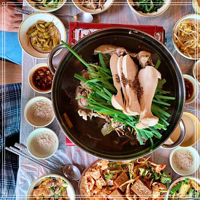 경기 광주 남한산성 맛집 45년 전통 능이 부추 닭백숙