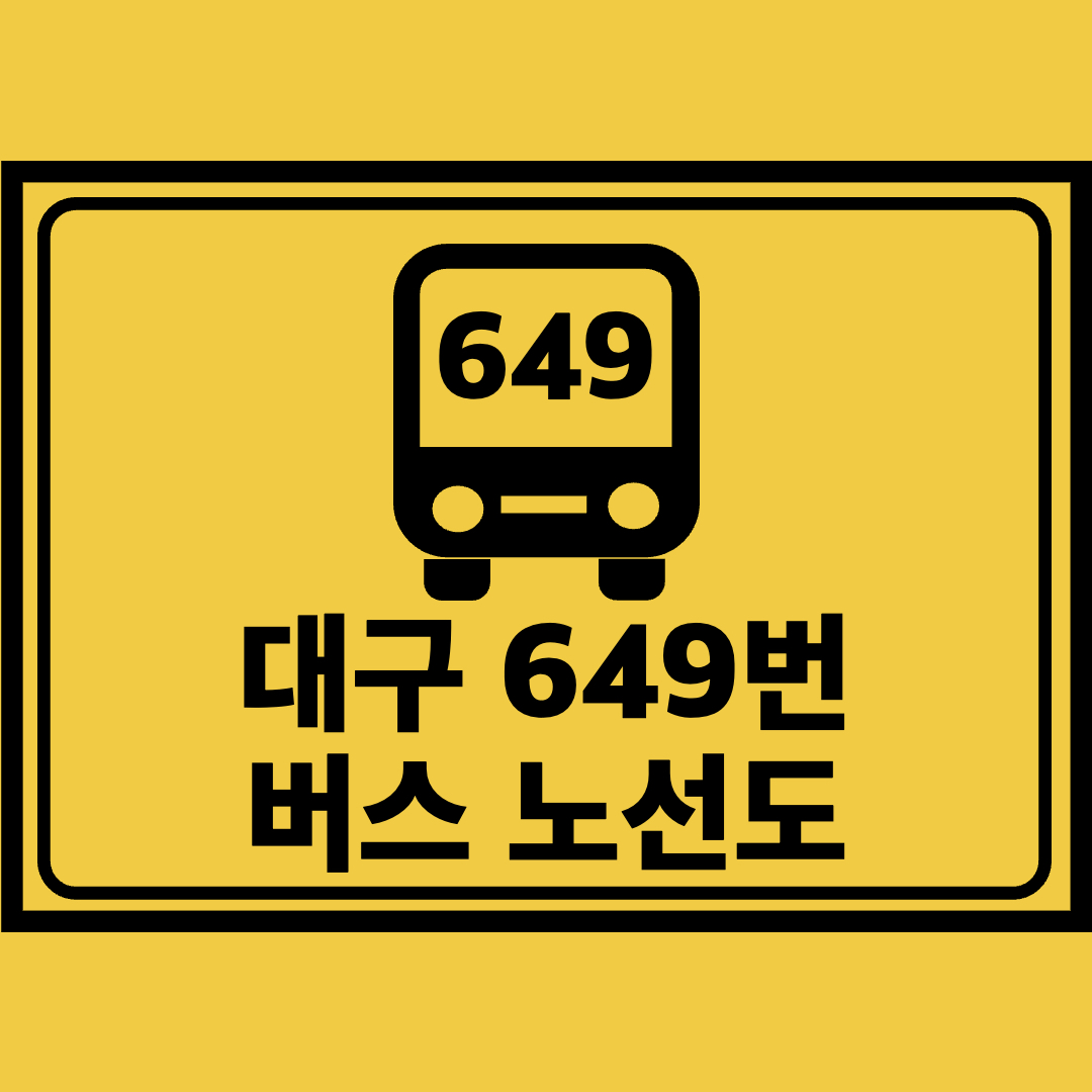 대구649번버스노선도