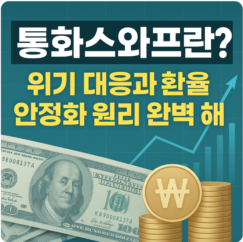 통화스와프란? 위기 대응과 환율 안정화 원리 완벽 해설