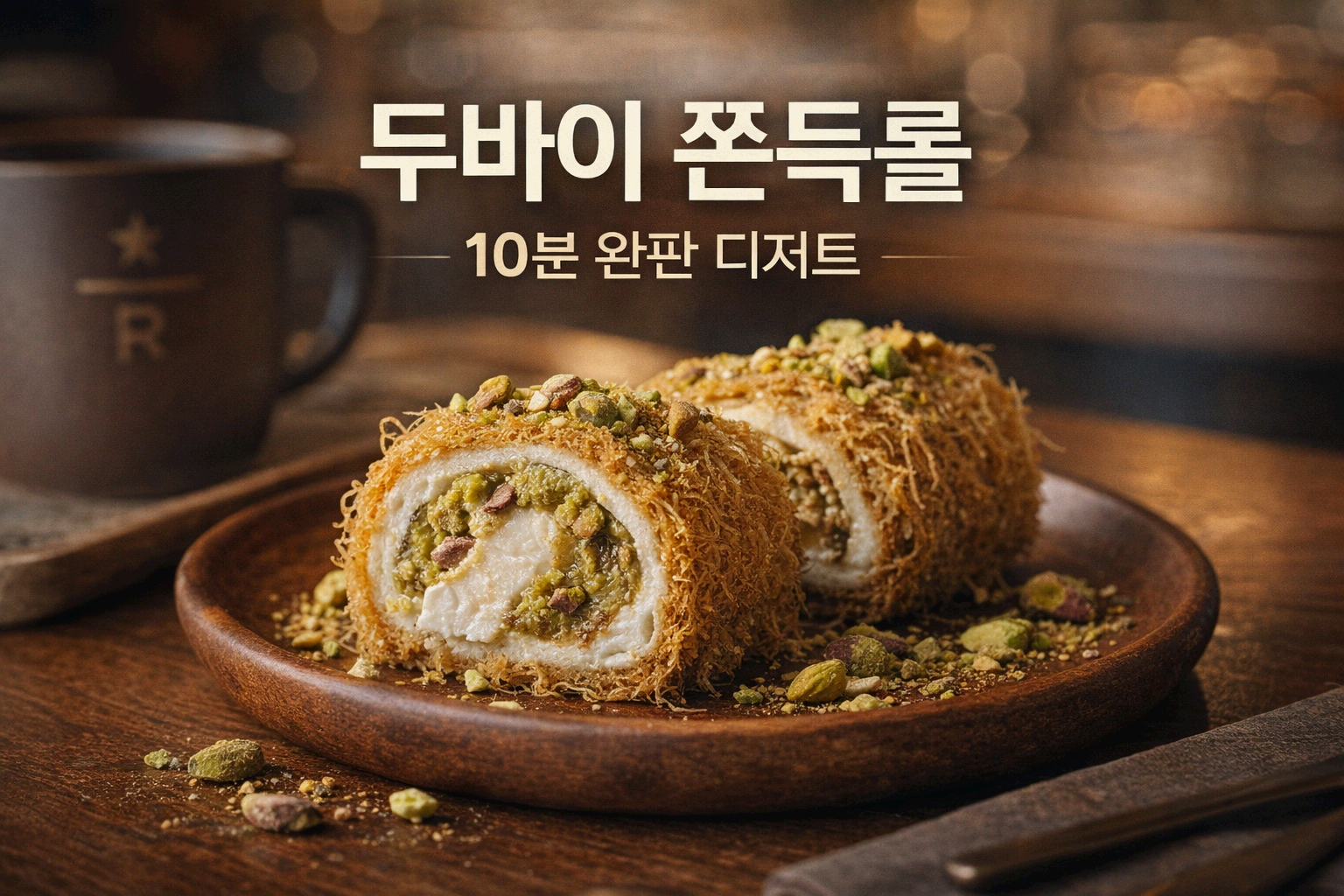 스타벅스도 줄 섰다… 10분 만에 완판된 ‘두바이 쫀득롤’ 정체