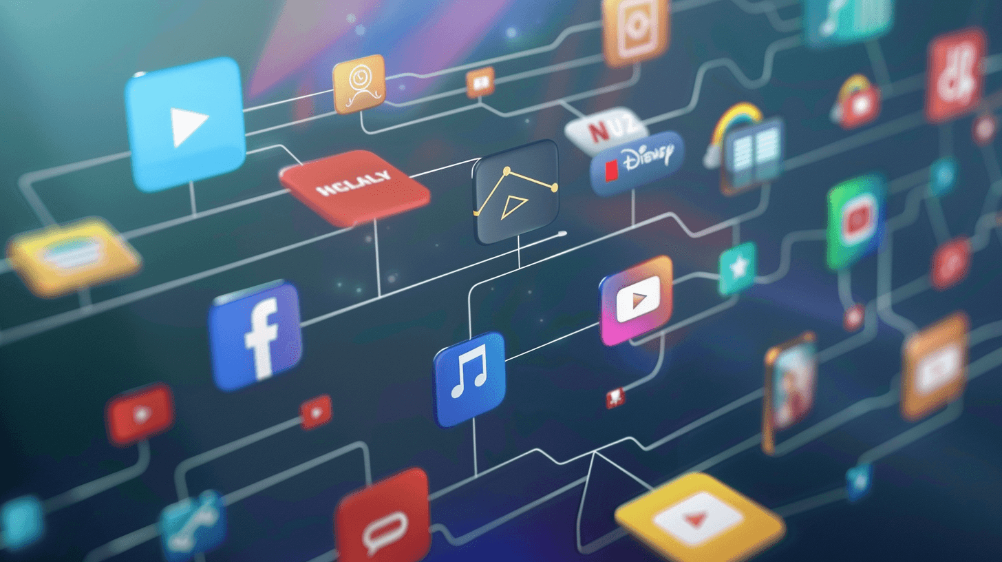 스트리밍-프로그램들-로고-이미지