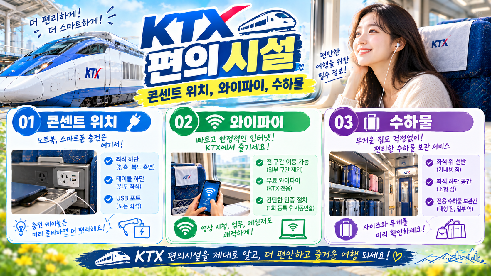 KTX 편의시설
