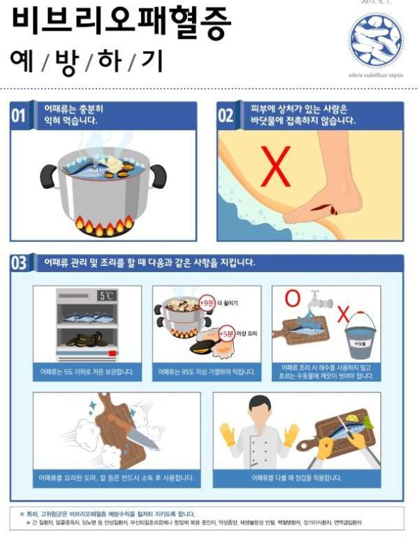 비브리오패혈증 사망자 올해 첫 발생: 치사율 50% 예방법과 고위험군 주의사항 총정리