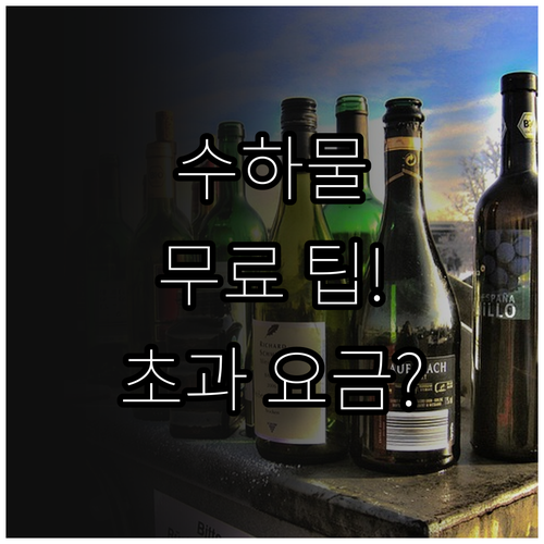 위탁수하물 무료 허용량과 초과 요금..