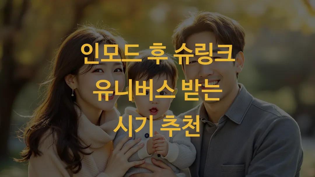 인모드 후 슈링크 유니버스 받는 시기 추천