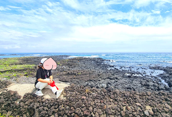 올레3코스의 푸르고 아름다운 바다