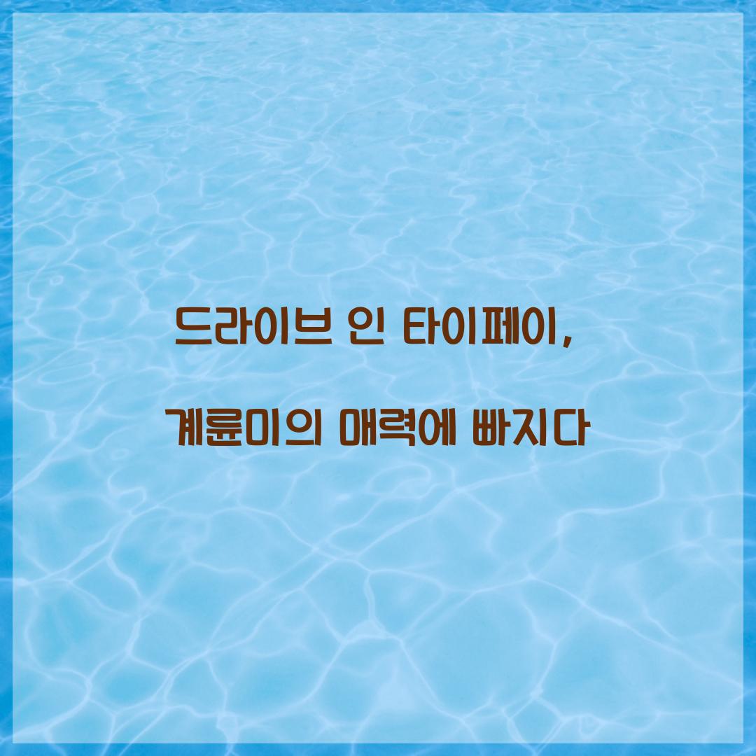 드라이브 인 타이페이