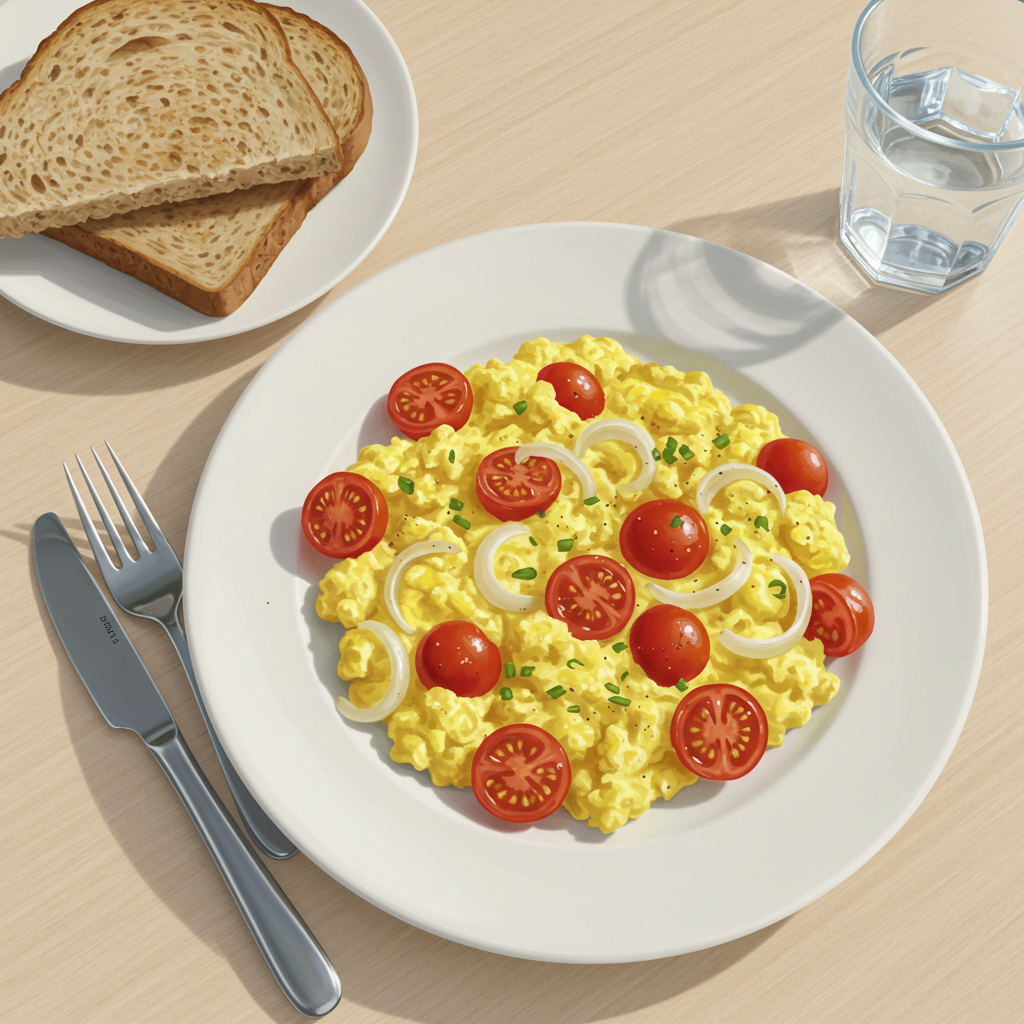 아침 혈당, 달걀 스크램블 하나로 잡는 비법