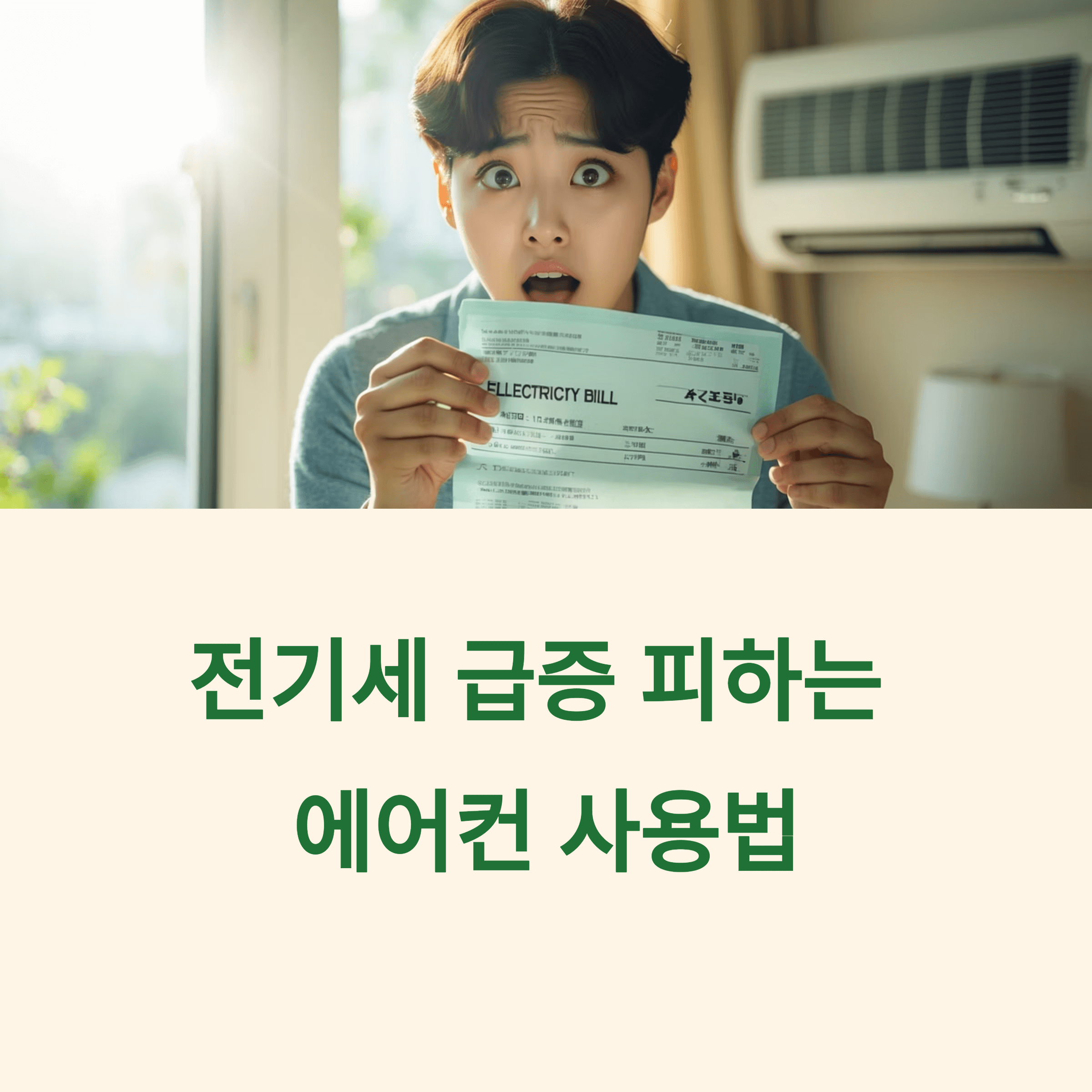 에어컨 전기세 아끼는 법, 누진제 이렇게 피하세요
