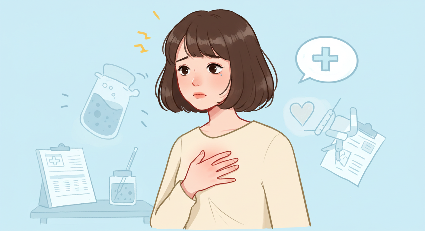 스트레스가 유방통에 미치는 영향