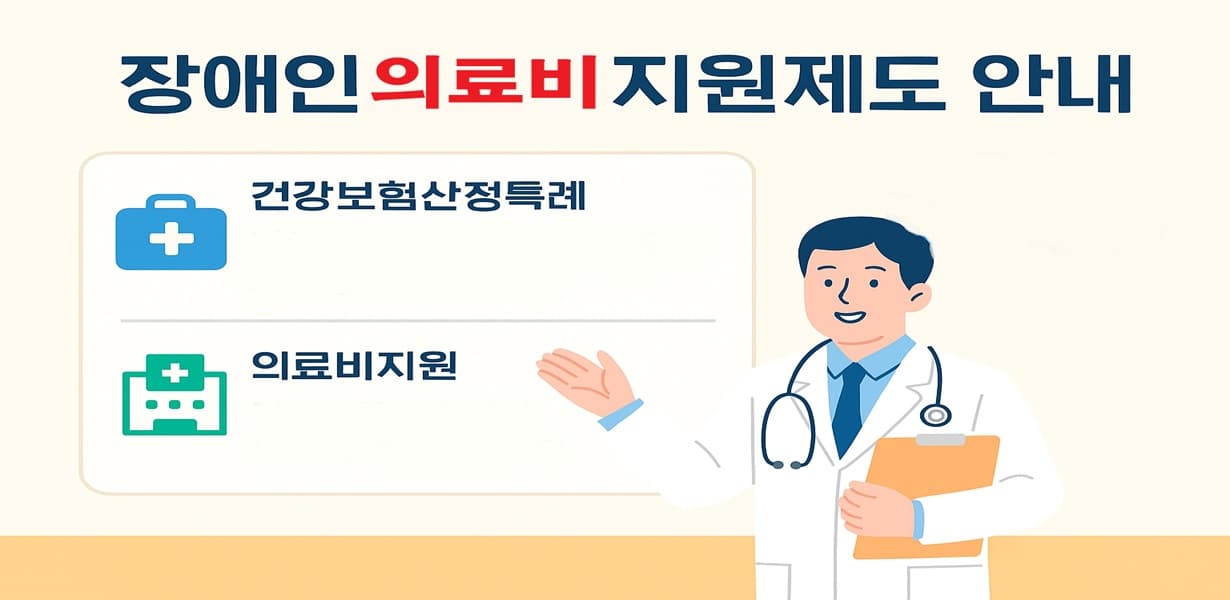 "장애인 연금 및 수당 혜택 요약 인포그래픽, 기초급여 확대 및 중복수급 정보 포함"