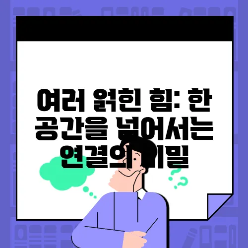 여러 얽힌 힘: 한 공간을 넘어서는 연결의 비밀