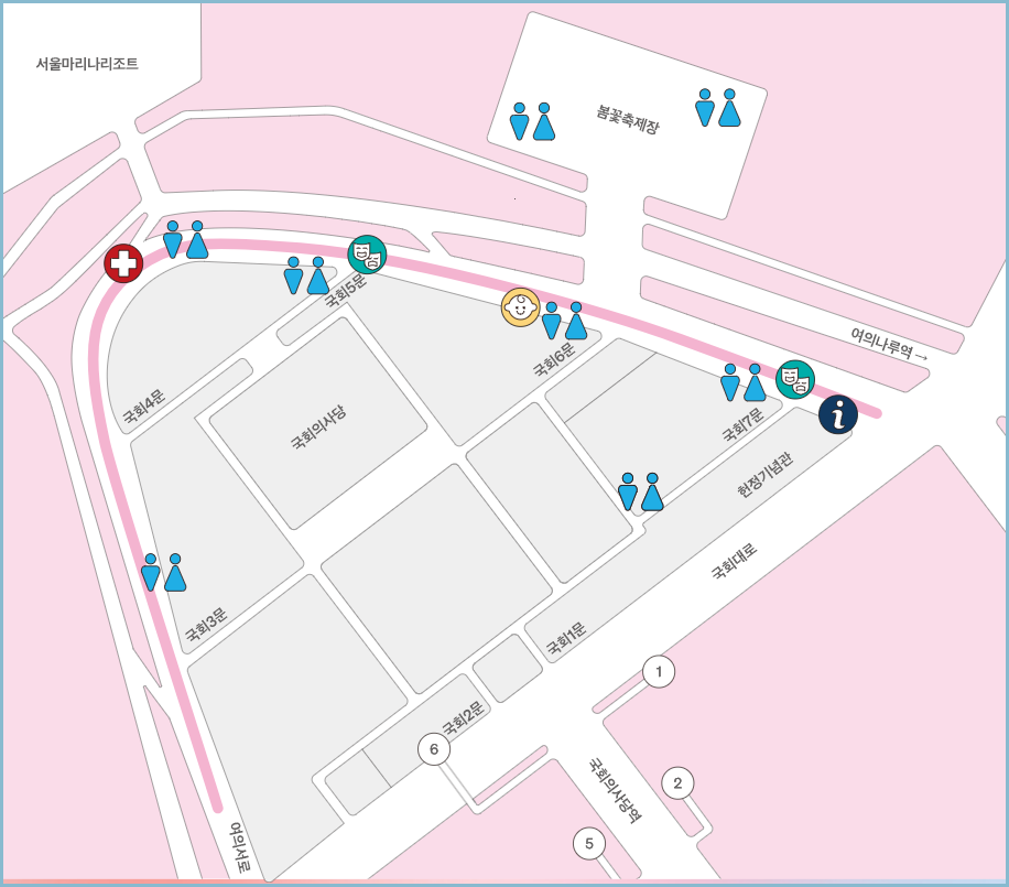 여의도-봄꽃축제-행사장