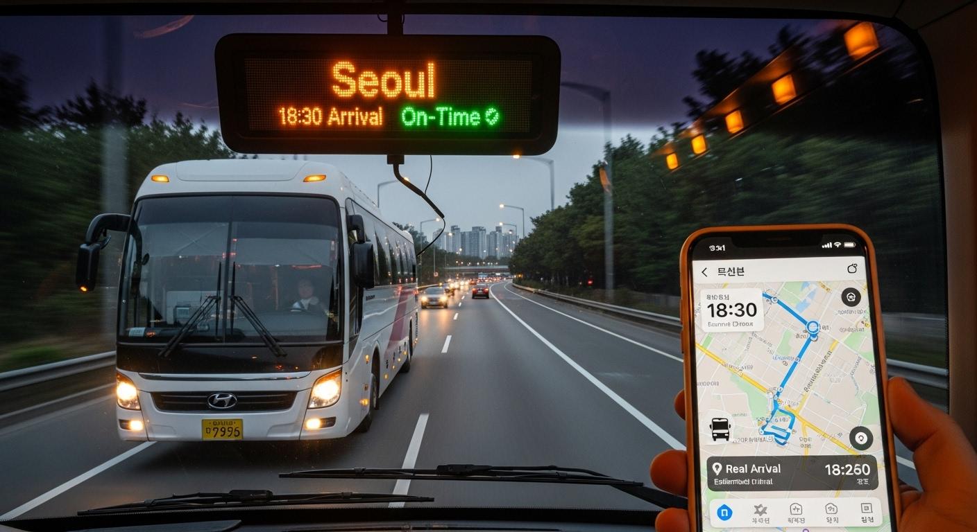 고속버스 실시간 위치 정보