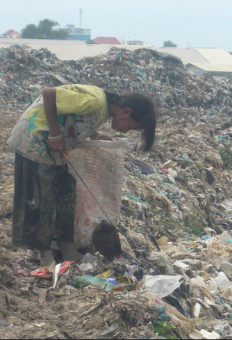 캄보디아 쓰레기