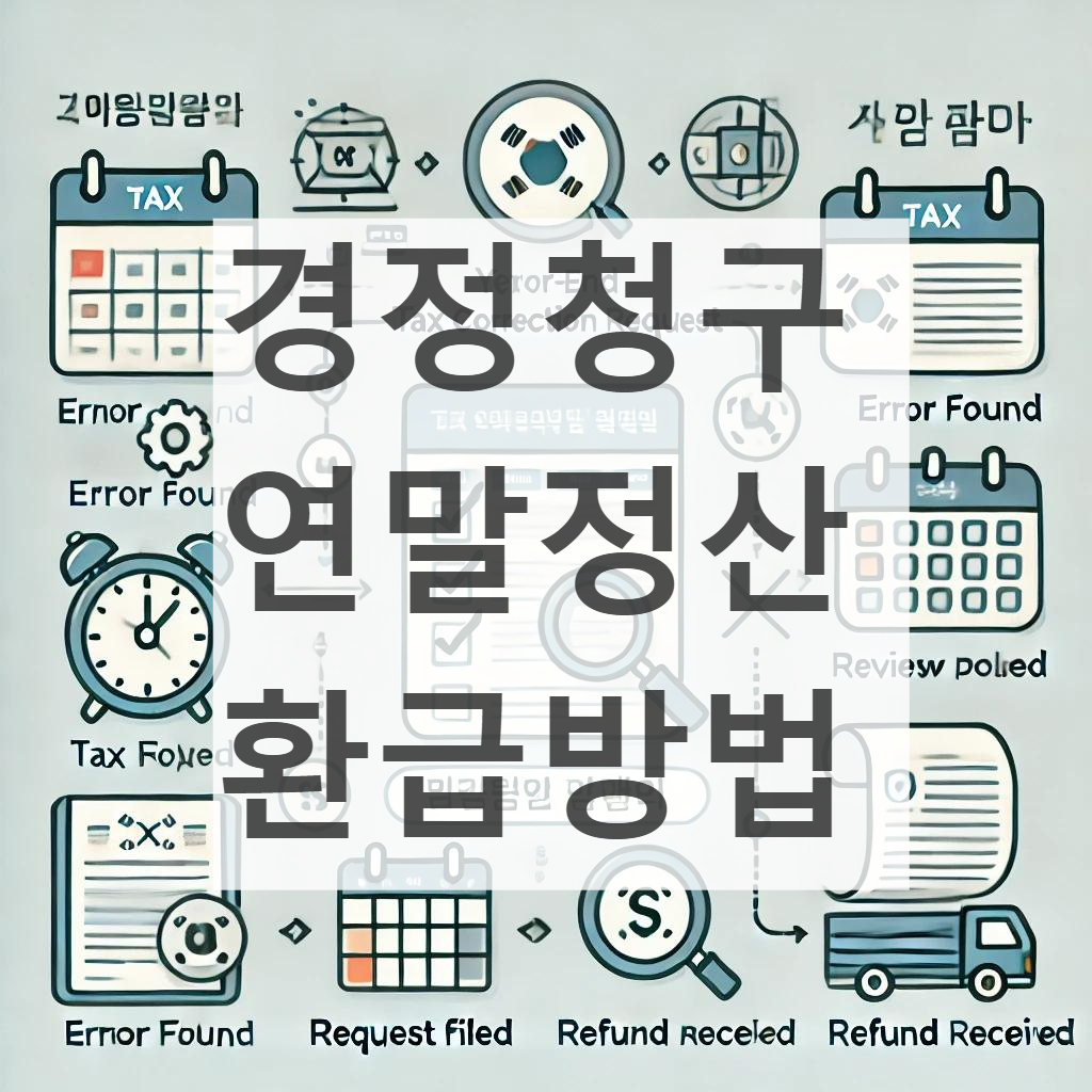 경정청구 연말정산 환급방법