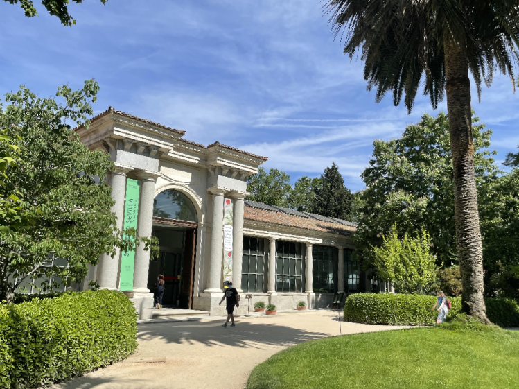 마드리드 왕립식물원 - 빌라누에바 파빌리온 입구