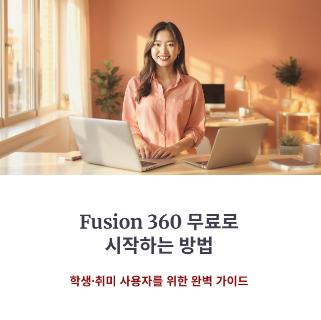 FUSION360 학생/취미용 라이선스 발급부터 핵심 기능 5가지 정리