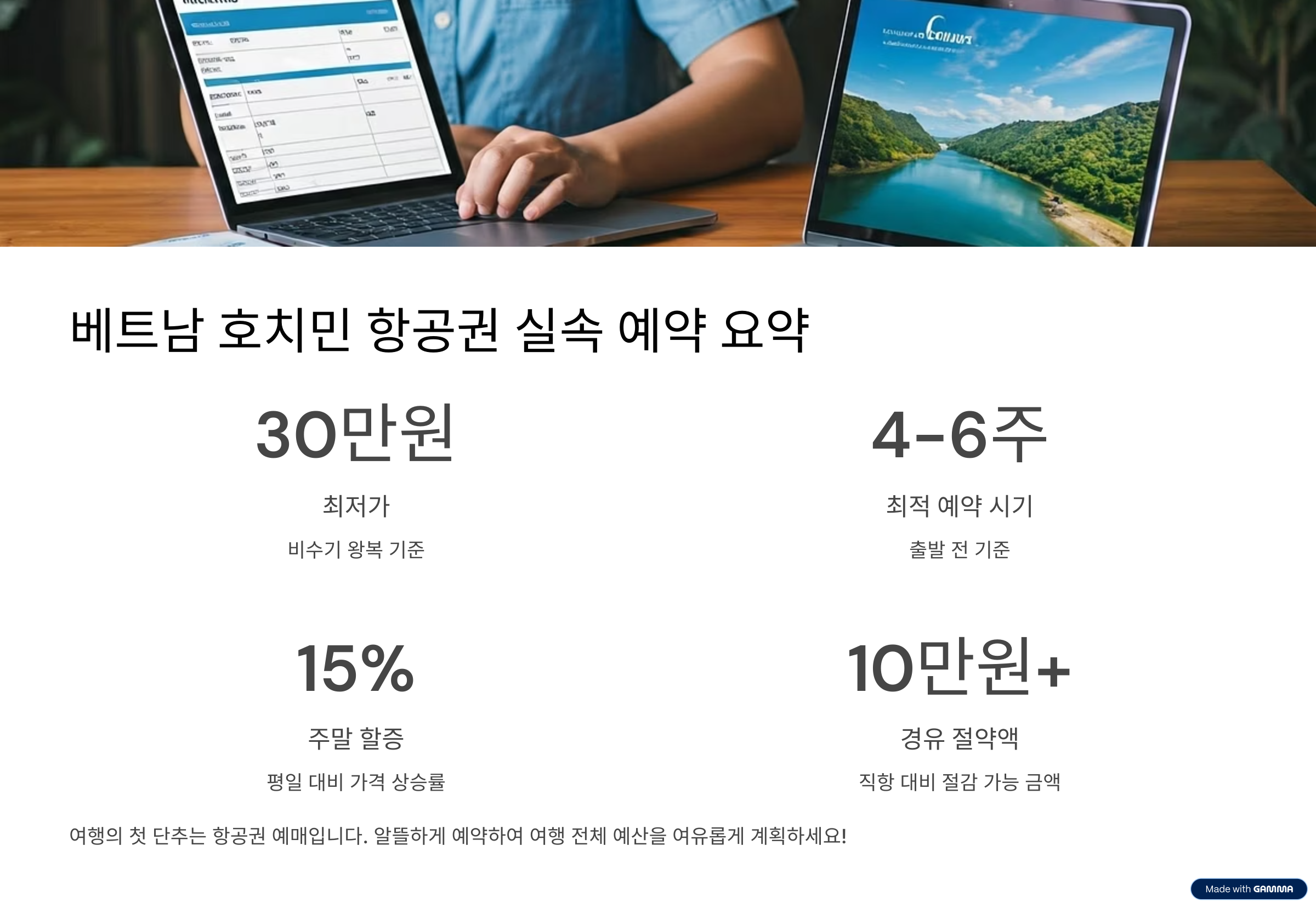 베트남 호치민 항공권 예매 가이드