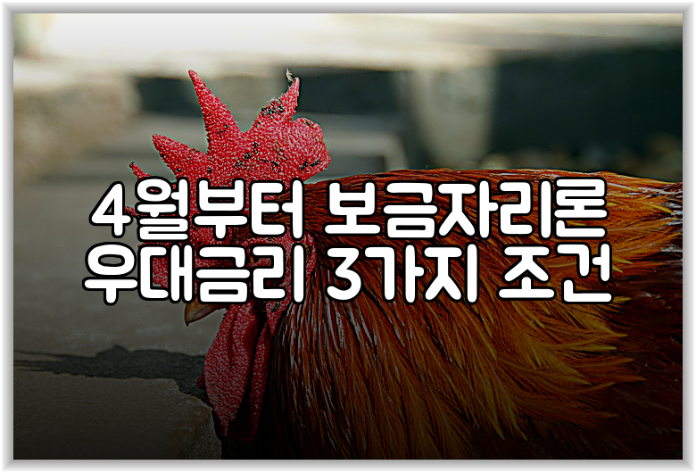 4월부터 보금자리론 우대금리 3가지 조건