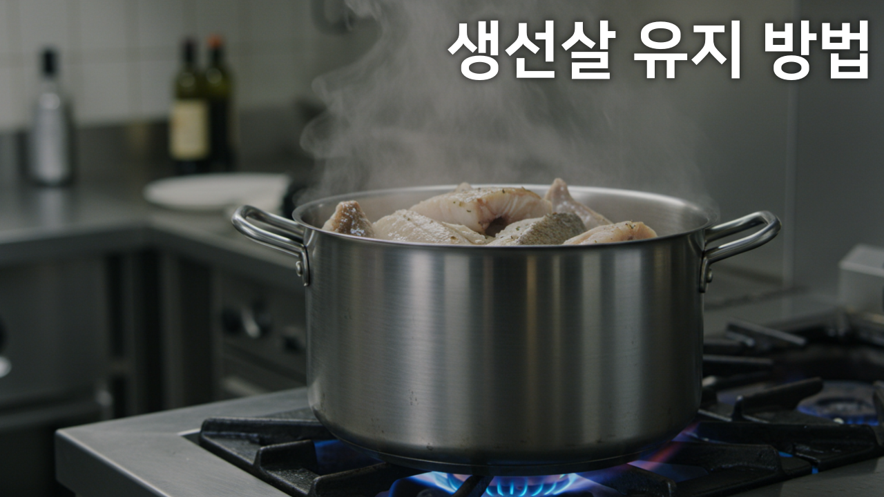 생선 요리 생선살 유지 방법 + 식초가 생선 형태를 부서지지 않게 하는 이유