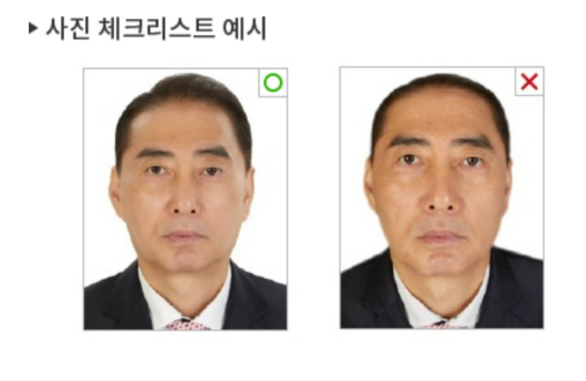 여권사진 규정 - 기본사항