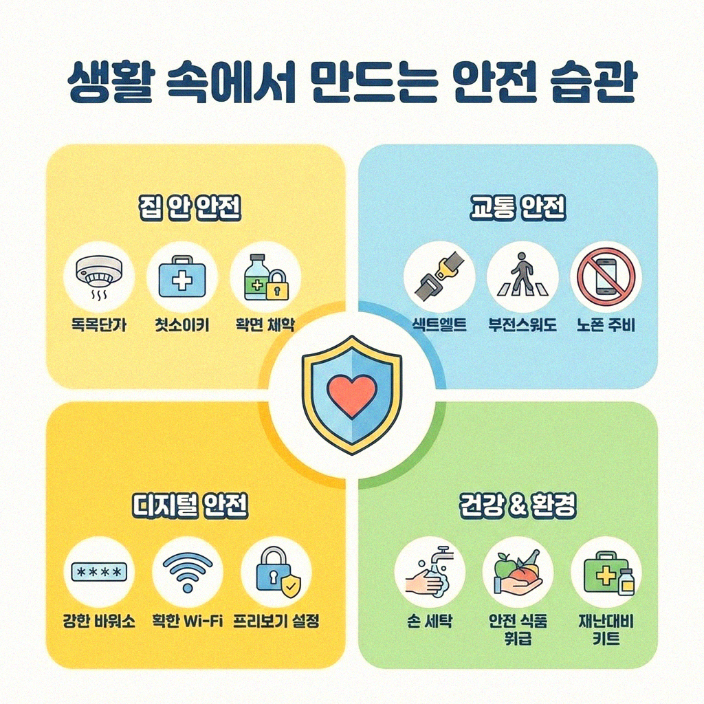 주방 안전을 지키는 작은 습관 조리 후 불 끄는 것을 잊지 마세요