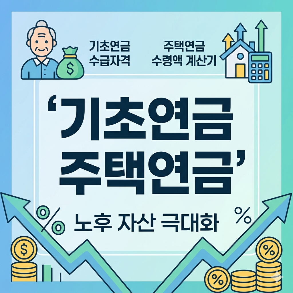 기초연금 수급자격 확인하고 주택연금 수령액 계산기 활용하여 노후 자산 극대화하는 법
