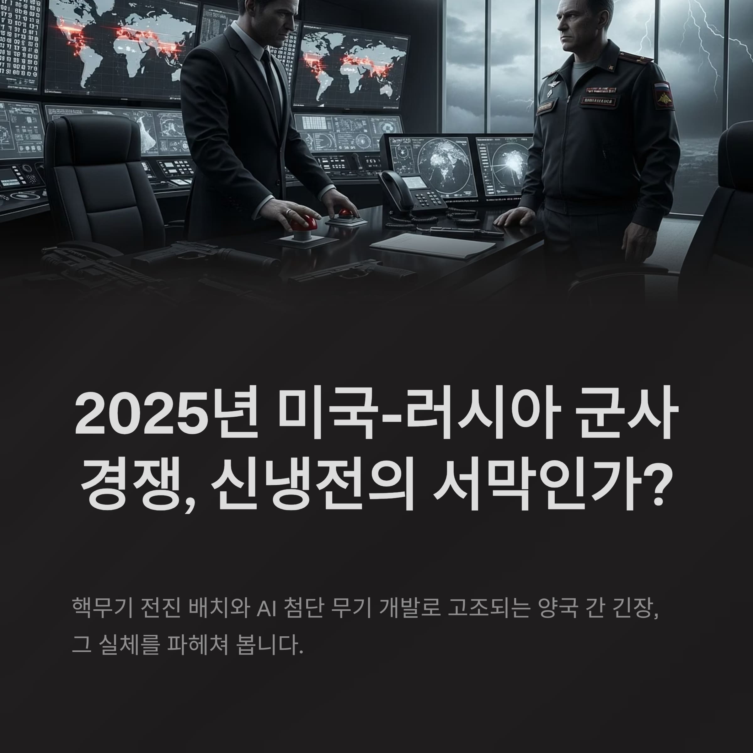 2025년 미국-러시아 군사 경쟁, 신냉전의 서막인가