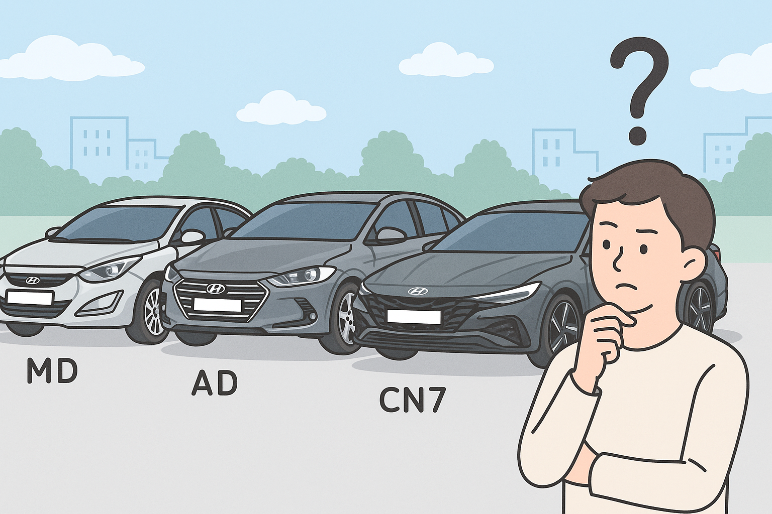 현대아반떼 어떤 모델을 선택해야할까?