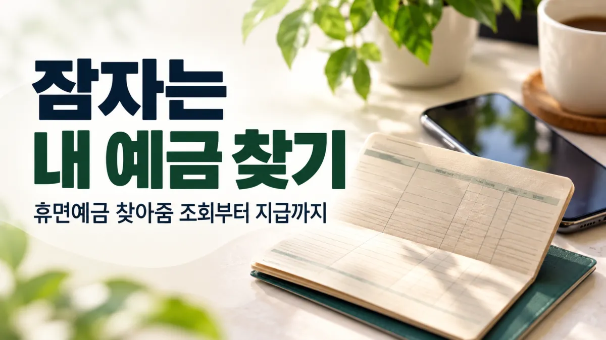 휴면예금 찾아줌 조회와 지급 신청 방법, 서민금융진흥원으로 넘어간 예금 돌려받기