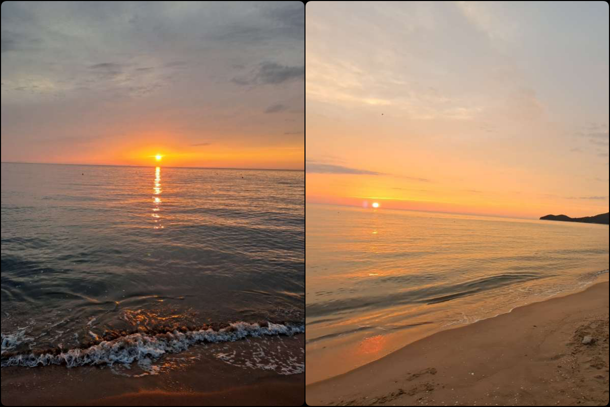 무의도 하나개해변 낙조