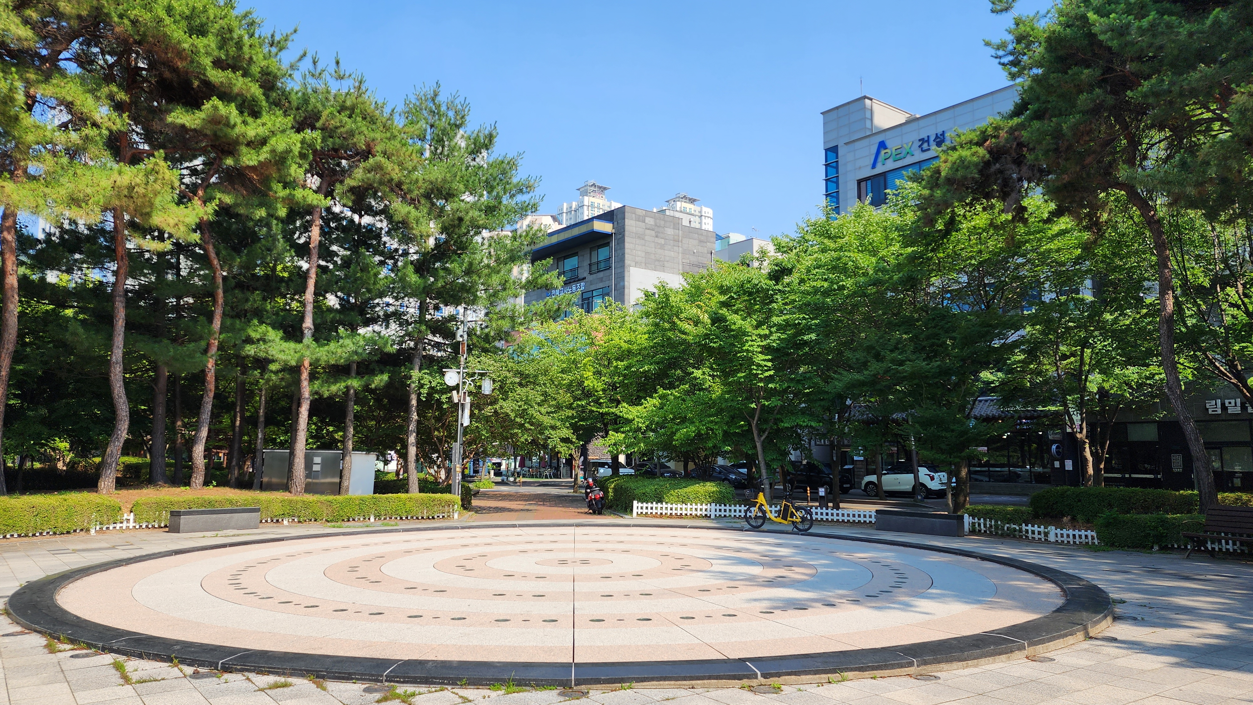 마전숲공원 바닥분수