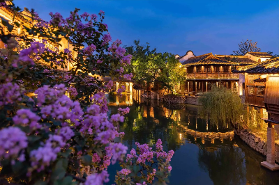 중국-푸웬-고대-도시-야경