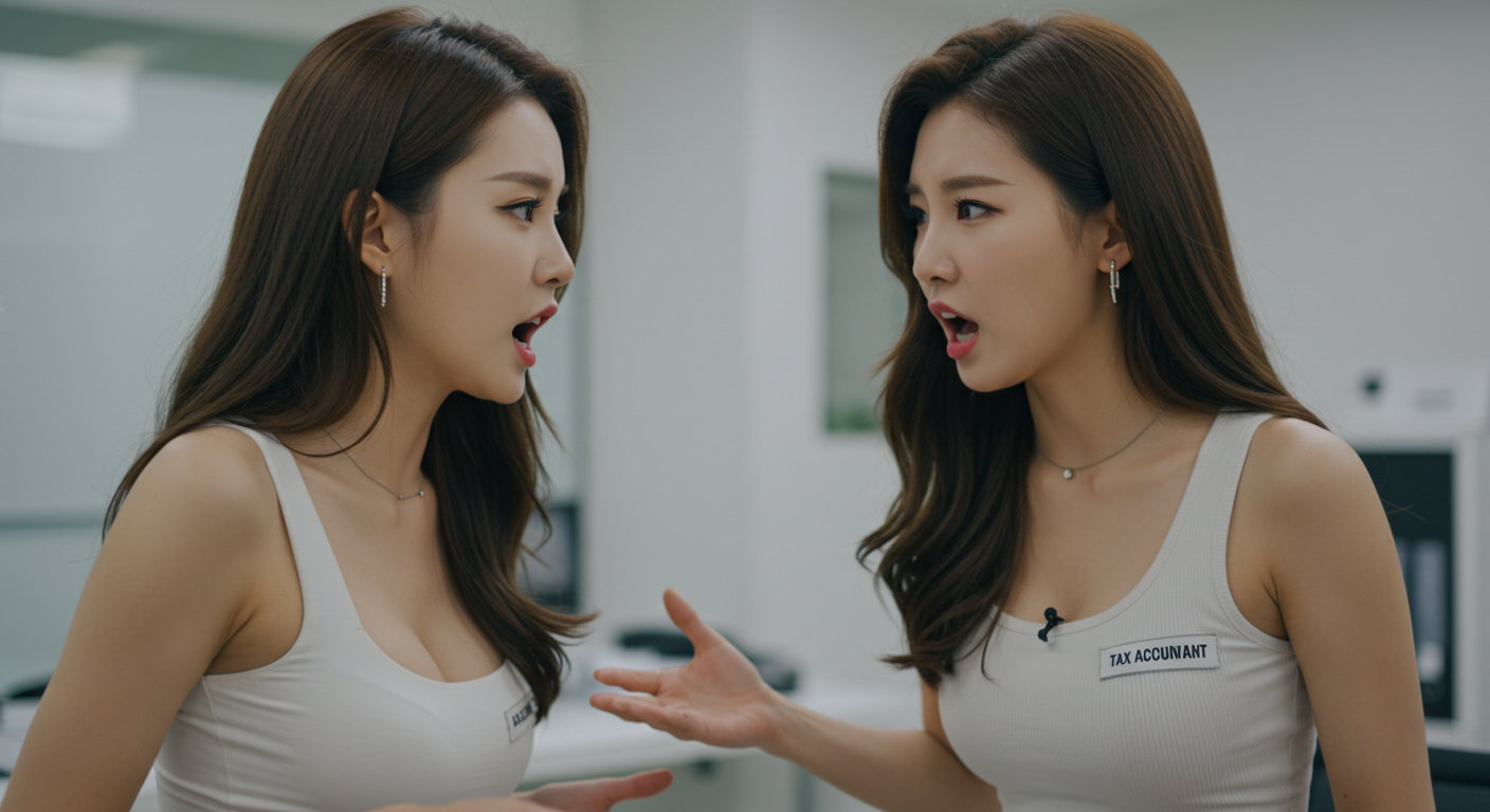 언쟁을 벌이는 두 여성