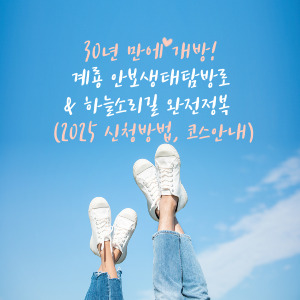 계룡 안보생태탐방로 & 하늘소리길 완전정복