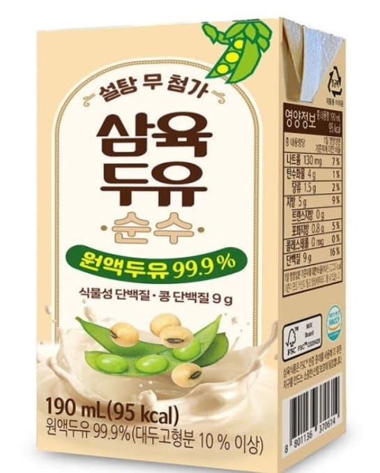 시니어 간식 추천 저당, 무가당 두유