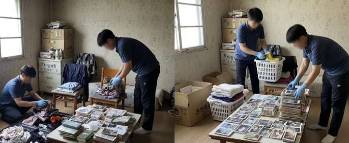 나주 고독사청소 및 정리중