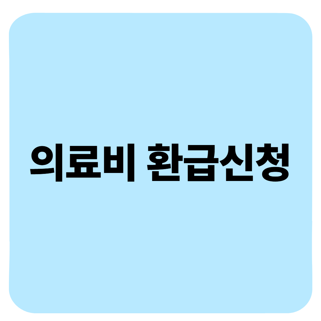 의료비 환급 신청방법 및 조회 후기(+국민건강보험 환급금)