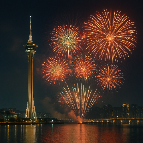마카오 무료 불꽃놀이 즐기는 법 총정리