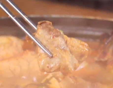 동태 간이 들어간 동태탕