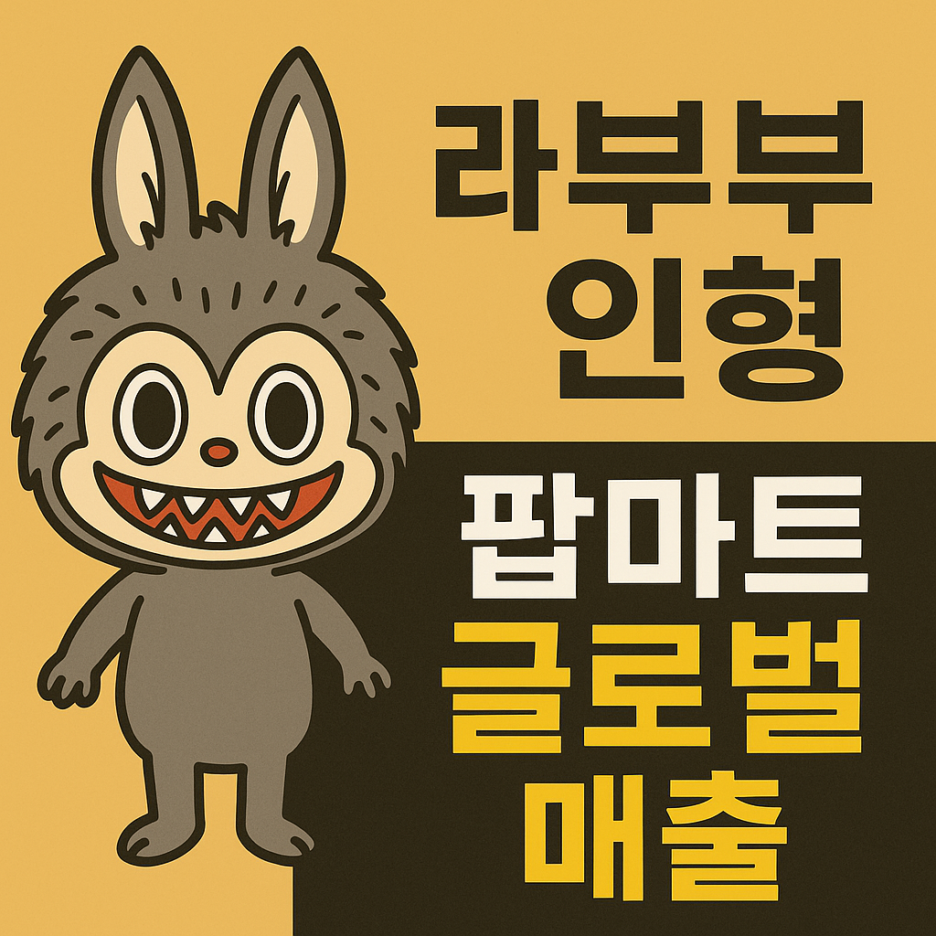 라부부 인형 열풍, 팝마트 글로벌 매출의 비밀