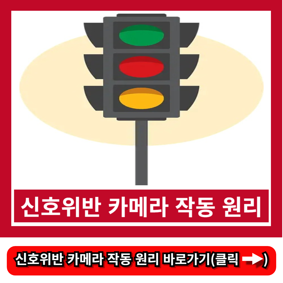 신호위반 카메라 작동 원리