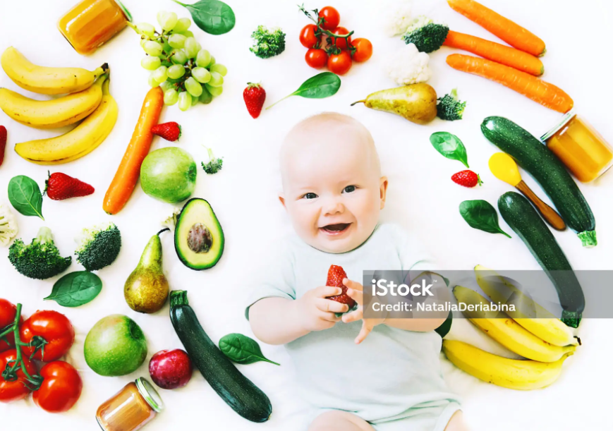 아기에게 좋은 식재료그림