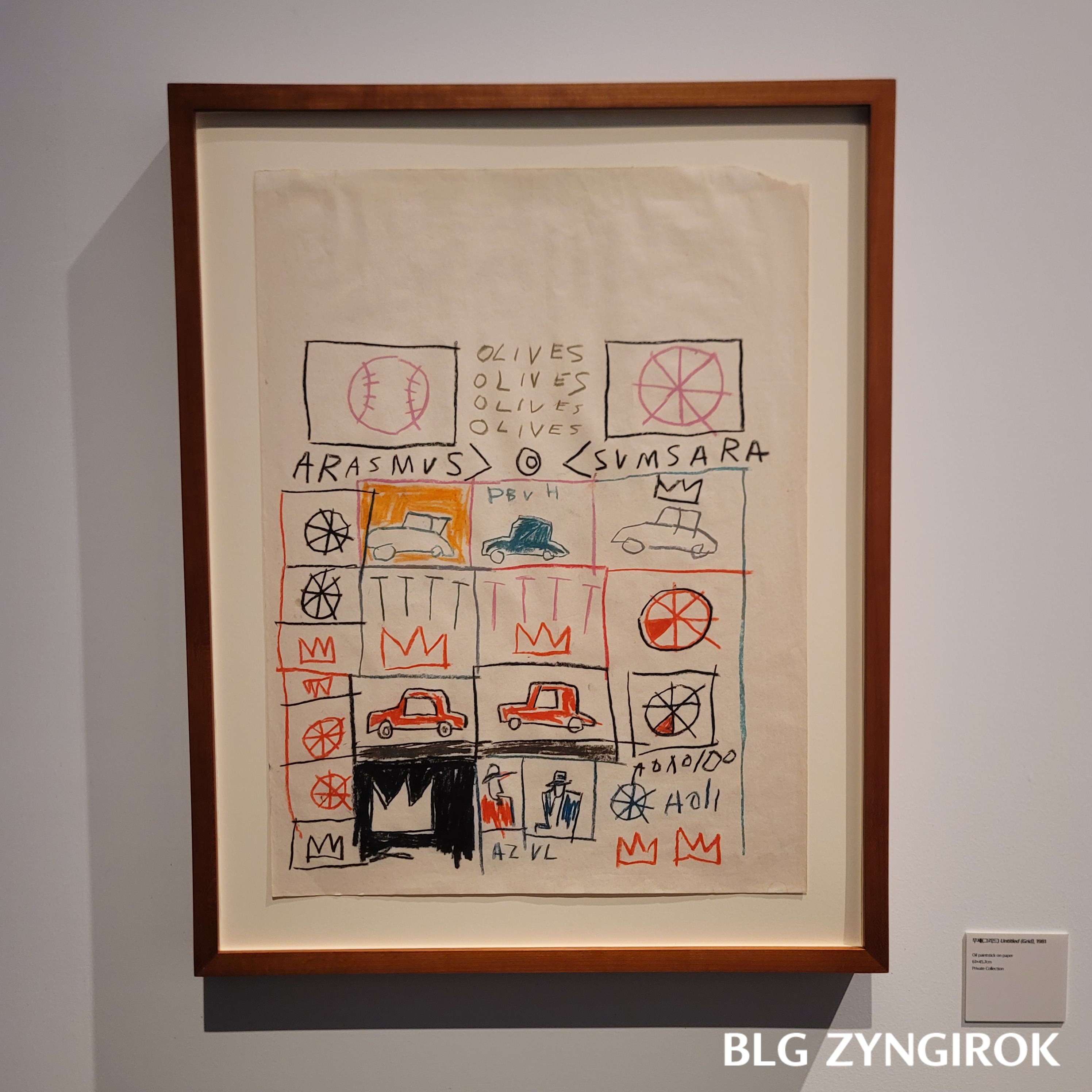 장미셀 바스키아 - 과거와 미래를 잇는 상징적 기호들