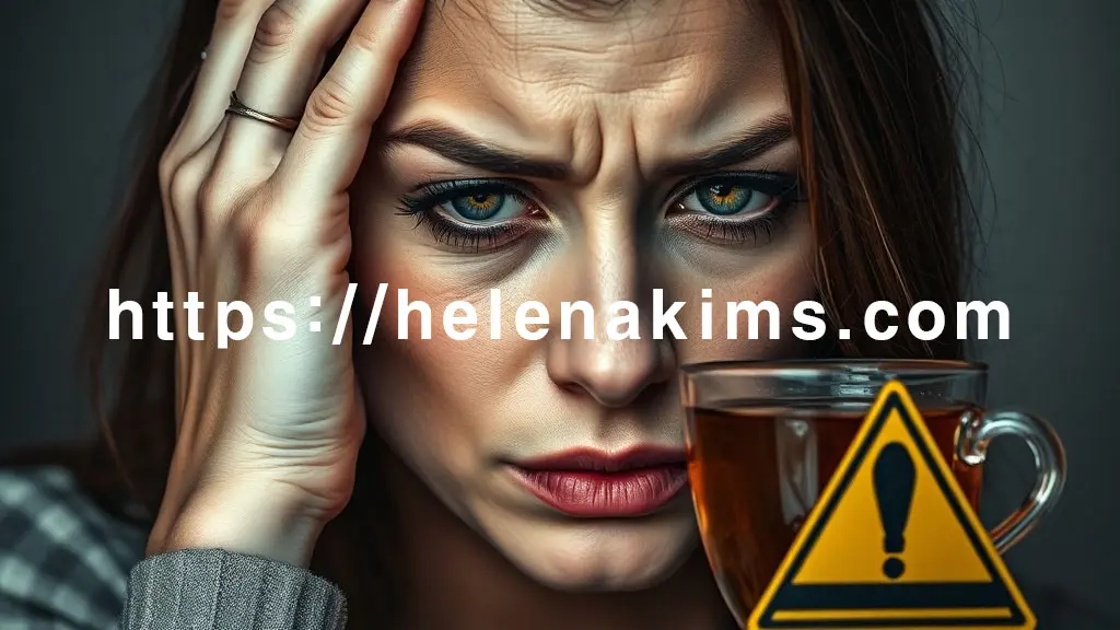 지쳐 보이는 여성의 얼굴. 푹 꺼진 눈과 짙은 다크서클이 눈에 띄고 피부는 칙칙함을 고민하는 여성.