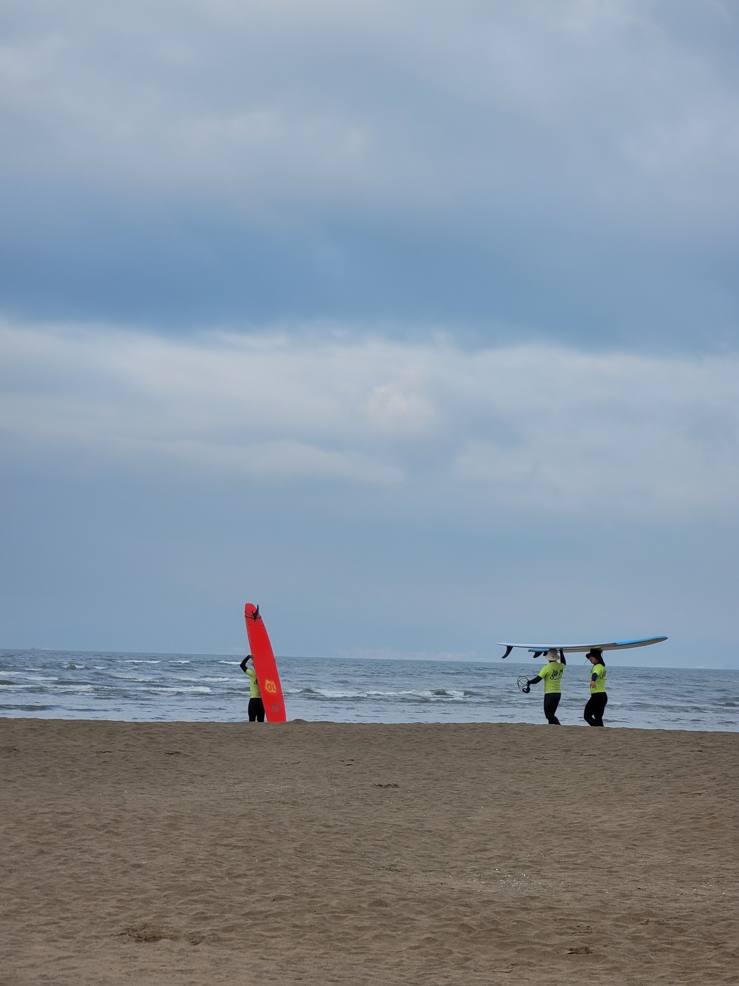 다대포 해수욕장 서핑