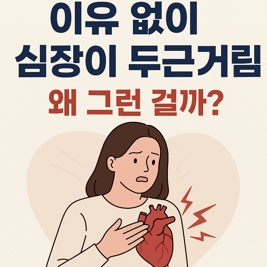 이유 없이 심장이 두근거릴 때 놓치면 안 되는 7가지 원인