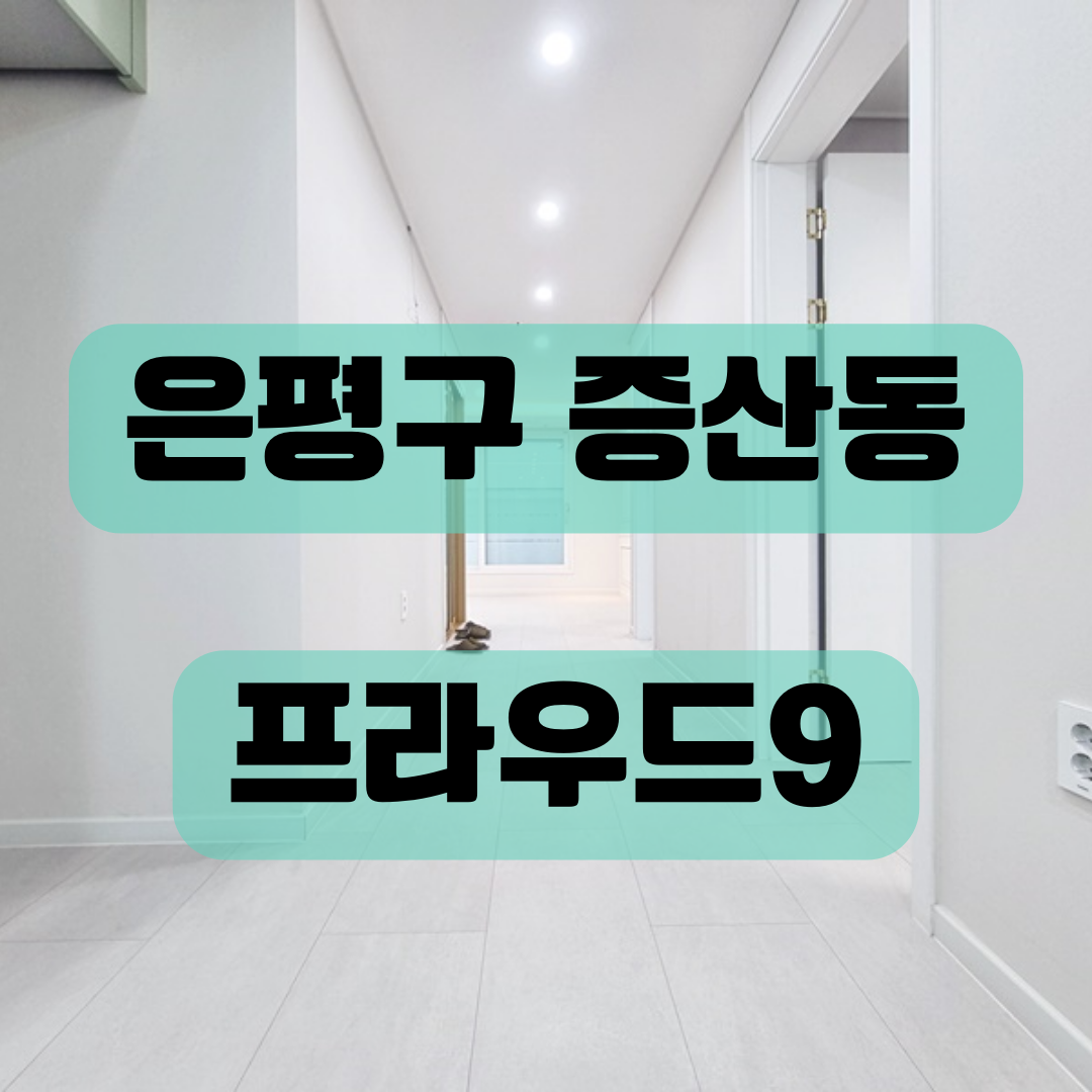 은평구 증산동 빌라 매매 정보