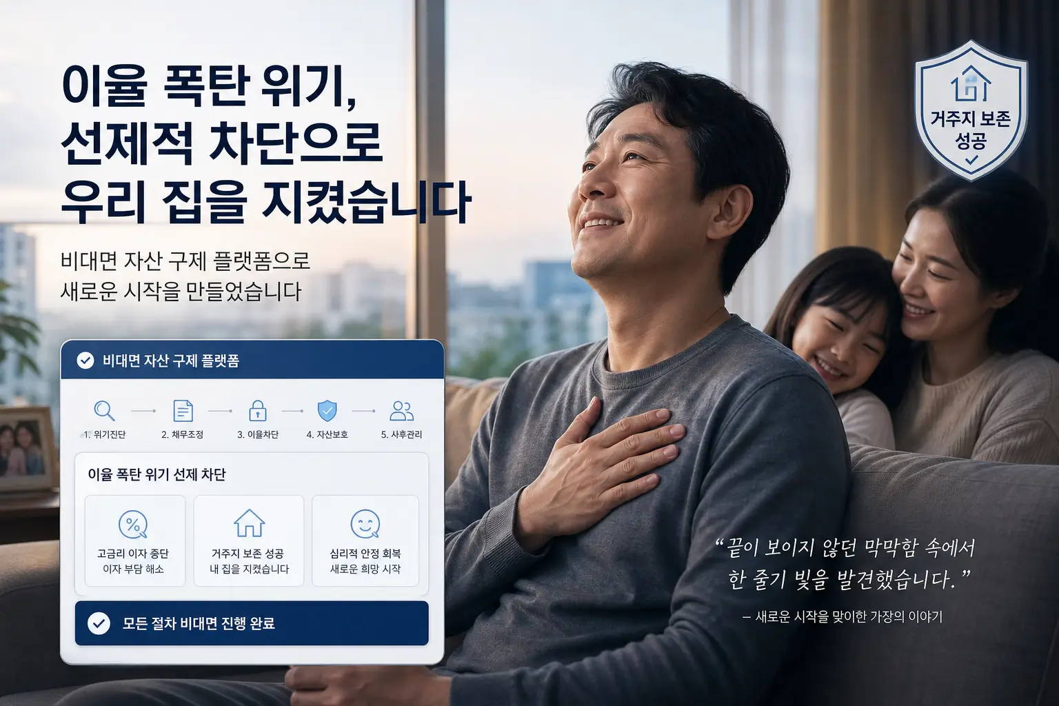 Alt 태그 특판 한도 소진 위기를 차단하고 비대면 자산 증식 플랫폼을 가동하여 목돈을 방어한 가입자의 안도하는 모습